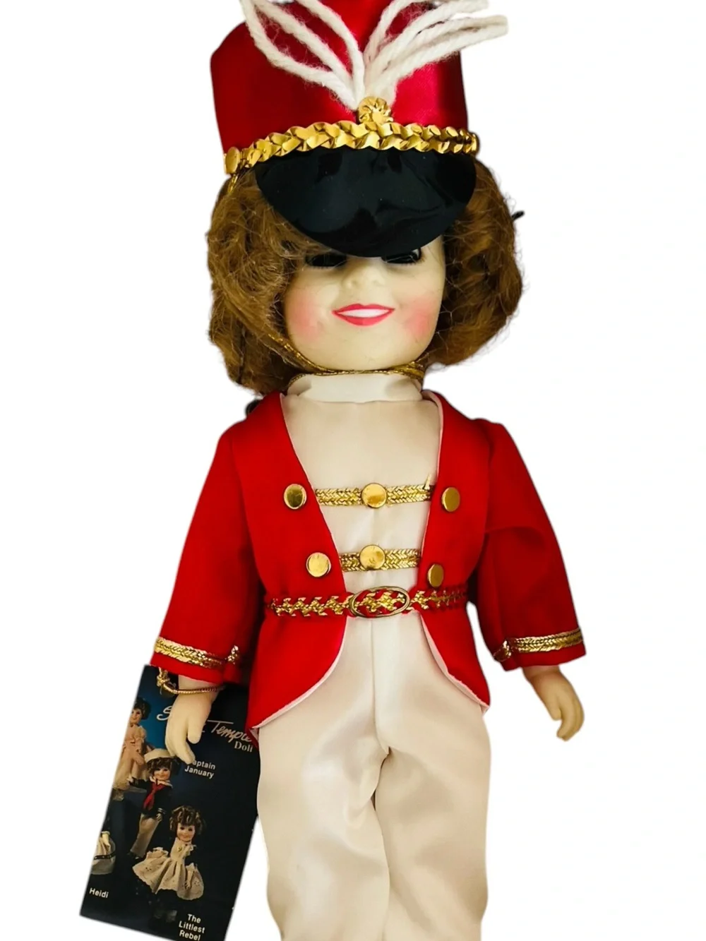 Vintage Shirley Temple Ideal Doll Poor Little Rich Girl Majorette Jacket Doll